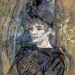 Portrait of Suzanne Valladon 1885: Henri Toulouse Lautrec (1864-1901) French painter