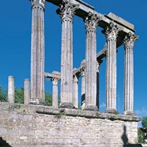Portugal - Evora. Temple of Diana