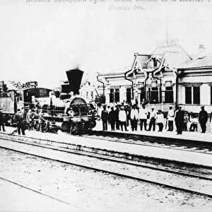 Russia, Trans-Siberian Railway: Ob station in 1903