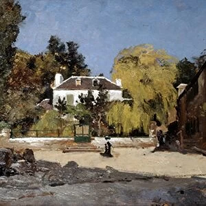 Saint Loup (Finistere), 1869. Oil on wood. Emmanuel Lansyer (1835-1893) French landscape painter