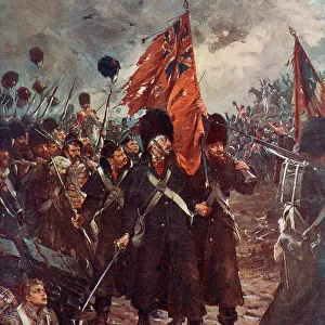 Saving the colours; the guards at the Battle of Inkerman, 1854