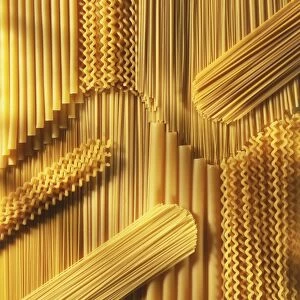 Selection of long pasta