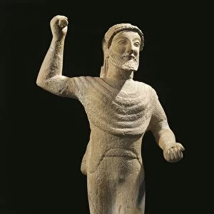 Statue of Zeus Keraunios, detail, From ancient Kition (Larnaca), Cyprus, 4th Century B. C