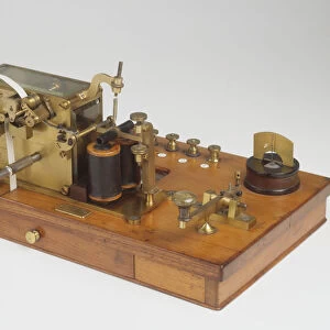 Telegraph Receiver printed Morse Code onto Ticker Tape