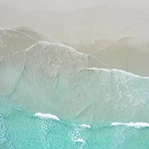 Waves on the coast. Wreck Beach. Sleaford Bay. South Australia