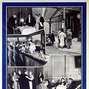 Royal Station Hotel, Newcastle-on-Tyne, LNER poster, 1923-1947