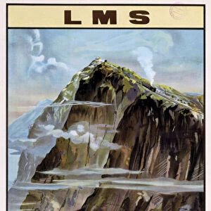 Snowdon Mountain Railway, LMS poster, 1923-1947