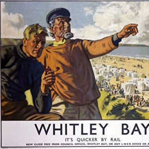 Whitley Bay, LNER poster, 1923-1947