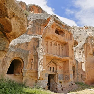 Aciksaray or Open Palace monastery, Gulsehir, Nevsehir Province, Cappadocia, Central Anatolia Region, Anatolia, Turkey