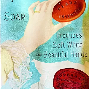 Advertisement for Pears Soap in an American magazine of 1885
