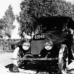 antique, archival, automobile, b, black & white, car, circa 1914, classic, convertible