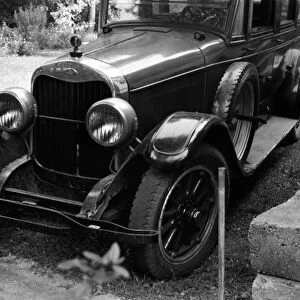 archival, automobile, black & white, car, classic, cropped, day, historical, nobody
