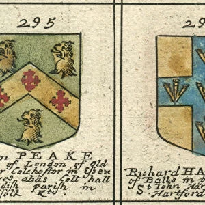 Coat of arms 17th century Peake and Harrison
