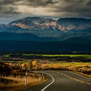 Country side road in New Zealand