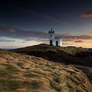 Elie lighthouse at sunset