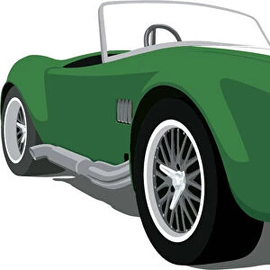 Green Shelby Cobra Roadster