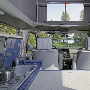 Inside A Camper Van