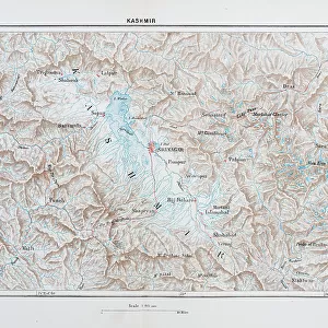 Kashmir Map 1898