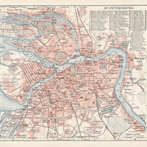 Map of St. Petersburg 1900