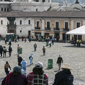 Plaza de San Francisco in Quito, Ecuador