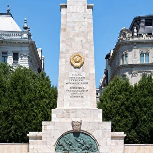 The Soviet War Memorial in Budapest, Hungary