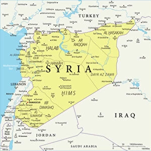 Syria Reference Map