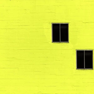 Windowed Yellow Wall