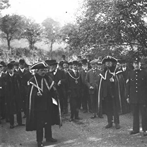 Beating the Bounds, Truro, Cornwall. 4th October 1912
