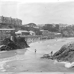 Towan Beach, Newquay. Around 1921
