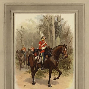 The 6th (Inniskilling) Dragoons (colour litho)