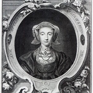 Anne of Cleves, engraved by Jacobus Houbraken, 1740 (engraving)