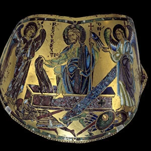 Armilla: The Resurrection. Meuse copper and enamel ceremonial bracelet