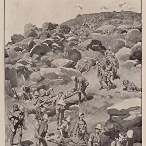 The Battle of Spion Kop, a Long Ladder of Pain (litho)
