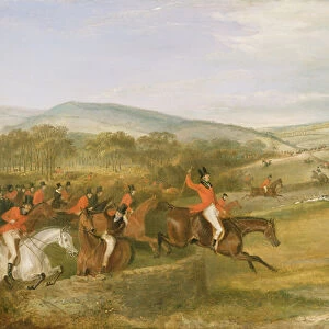 The Berkeley Hunt, Full Cry, 1842 (oil on canvas)