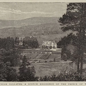 Birk Hall, near Ballater, a Scotch Residence of the Prince of Wales (engraving)