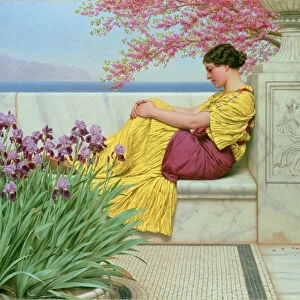 Under the Blossom that Hangs on the Bough, 1917 (oil on canvas)