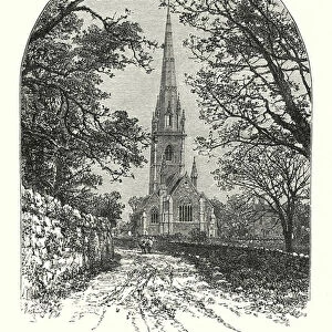 Bodelwyddan Church (engraving)