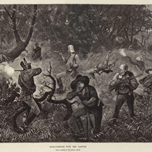 Bush-Fighting with the Kaffirs (engraving)