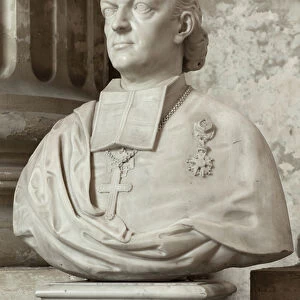 Bust of Pierre-Louis Parisis, Bishop of Arras (marble)