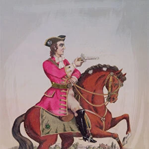 Captain MacHeath, the highwayman hero of The Beggars Opera by John Gay (1685-1732)