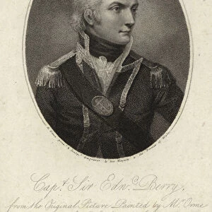 Captain and Sir Edward Berry (engraving)