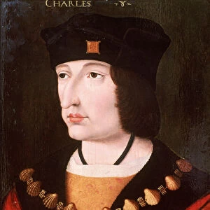 Charles VIII of France (oil on panel)