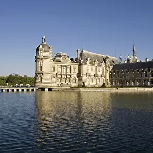 Chateau de Chantilly, former domain of Montmorency and Conde, currently housing the Conde museum, the garden created by Andre le Notre. Photography, KIM Youngtae, Chantilly, Oise, Picardie, 2007