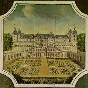 Chateau Saint-Germain-en-Laye (oil on panel)