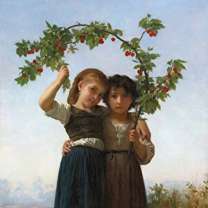 The Cherry Branch, 1881 (oil on canvas)