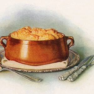 Chicken Pot Pie, 1930 (screen print)