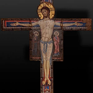Christ Crucifixed, 1187 (tempera on parchment applied on panel)