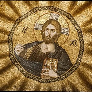 Christ pantocrator (or Christ in glory) (Mosaic, 14th century)