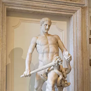 Colossal statue of Hercules (marble)