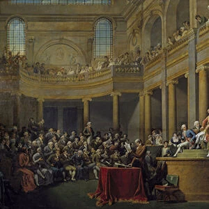 Consulat de la Republique cisalpine reunie en comices a Lyon, 1808 (oil on canvas)